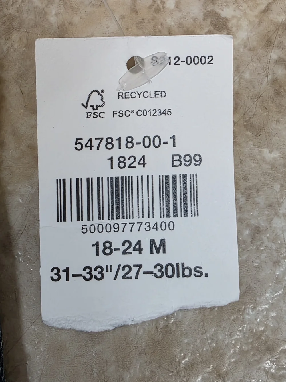 Old Navy NWT Toddler Loose Fit Jeans 18-24M